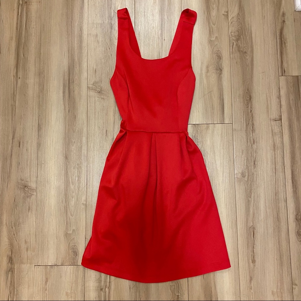 NWT. Red Dress with Pockets